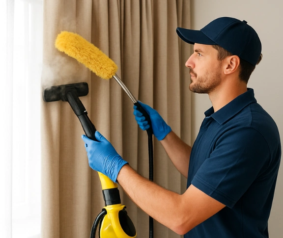 Trusted drapes cleaning technician Matty Curtain Cleaning haberfield-nsw QLD